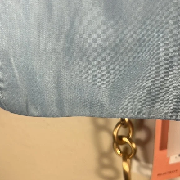 (SOLD) Cult Gaia Joey Chain Top Icy Blue - Picture 13 of 13